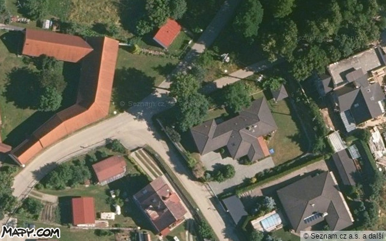 Letecký pohled — Mapy.com
