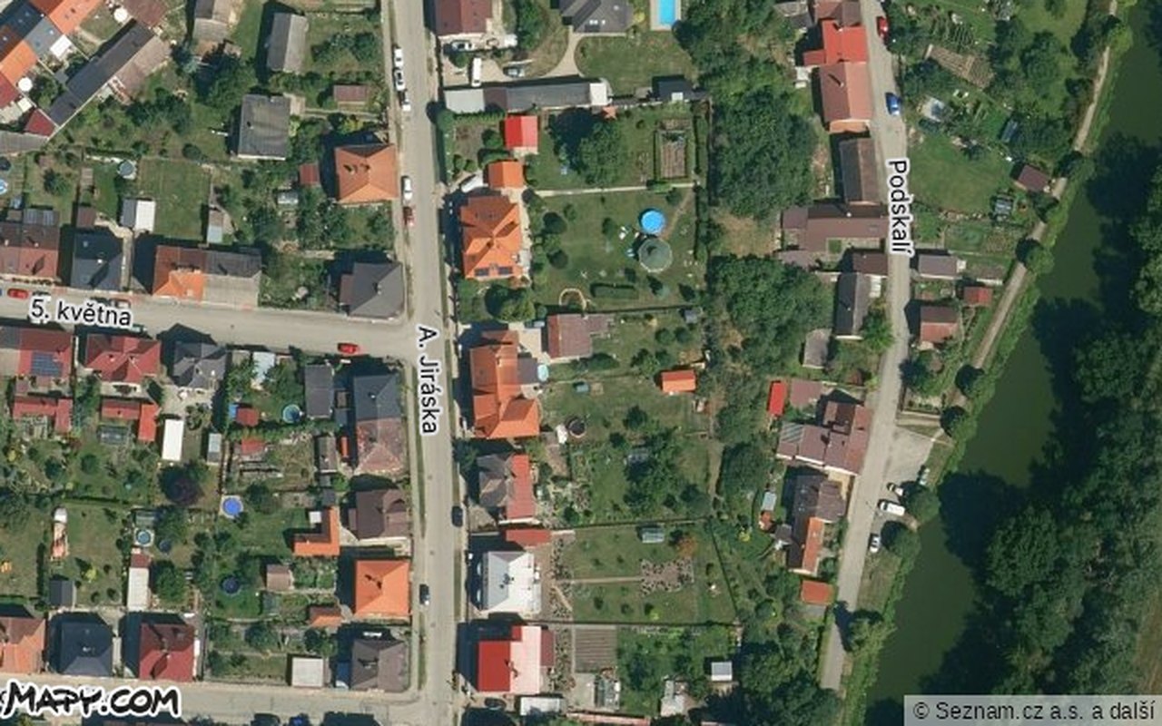 Letecký pohled — Mapy.com