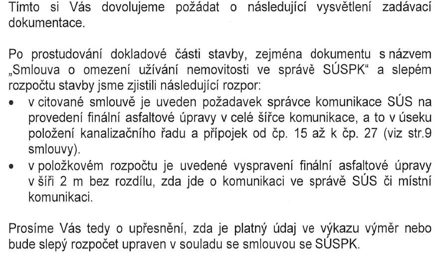 Zadávací dokumentace